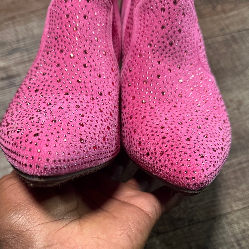 Pierre Dumas Fuchsia Ankle Booties - Picture 8 of 11